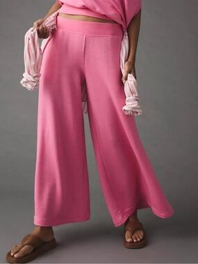 Daily Practice Anthropologie Gypsum Wide-Leg Pink Ankle
Sweatpants Lounge Pants